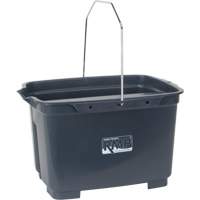 Seau double, Capacit&eacute; de 4,75 gal. US (19 pintes), Gris Absolute Business Supply