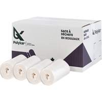 Sacs &agrave; d&eacute;chets de haute densit&eacute;, Utilitaire, 48" la x 43" lo, 16 microns, Givr&eacute;, Capacit&eacute; 242 L (55 gal.) Absolute Business Supply