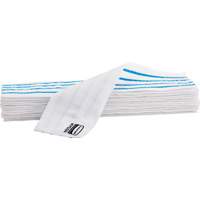 Tampon vadrouille jetable, Style Boucles et crochets, Microfibre, 18" lo x 4" la Absolute Business Supply