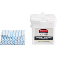 Seau de chargement pour chiffons microfibres, Blanc Absolute Business Supply