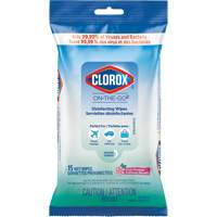 Lingettes d&eacute;sinfectantes On the Go, 15 lingettes Absolute Business Supply