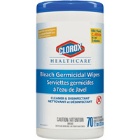 Lingettes d&eacute;sinfectantes &agrave; l'eau de Javel Healthcare, 70 lingettes Absolute Business Supply