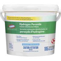 Lingettes d&eacute;sinfectantes et nettoyantes &agrave; base de peroxyde d'hydrog&egrave;ne Healthcare, 185 lingettes Absolute Business Supply