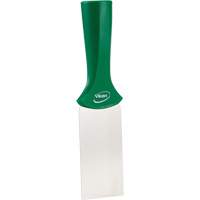 Grattoir en acier inoxydable avec poign&eacute;e montable sur manche, Vert, 2" la x 8" lo Absolute Business Supply