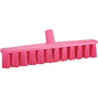 UST Push Broom, Medium Bristles, 15-1/4", Polyester, Pink Absolute Business Supply