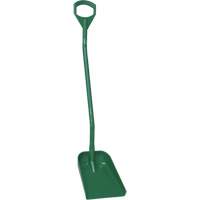 Pelle ergonomique &agrave; lame r&eacute;duite, Longueur de 50", Plastique, Vert Absolute Business Supply