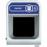 Conteneur pour d&eacute;chets de papier Configure, Vrac/Bord de rue/De bureau, Acier, 45 gal. US Absolute Business Supply