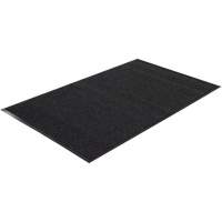 Tapis &agrave; nervures doubles, Essuie-pieds/grattoir, 3' x 5' x 1/4", Charbon Absolute Business Supply