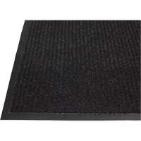 Tapis &agrave; nervures doubles, Essuie-pieds/grattoir, 3' x 5' x 1/4", Charbon Absolute Business Supply