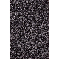 Tapis dint&eacute;rieur/ext&eacute;rieur Tundra, Latex/Polypropyl&egrave;ne, Grattoir Type, Motif Velours touffet&eacute;, 3-1/2' x 6', Charbon Absolute Business Supply