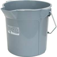 Seau rond avec bec verseur, Capacit&eacute; de 2,64 gal. US (10,57 pintes), Gris Absolute Business Supply