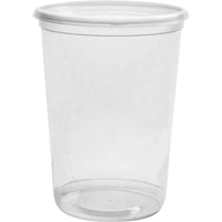 Magik 32 oz. Clear Deli Container without Lid, Plastic, Round Absolute Business Supply