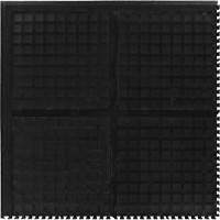Tuile de centre modulaire Hog Heaven III Comfort, Ondul&eacute;, 3' x 3' x 3/4", Noir, Nitrile Absolute Business Supply