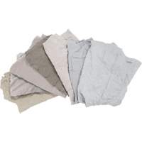 Chiffons fabriqu&eacute;s &agrave; partir de mat&eacute;riaux recycl&eacute;s, Coton, Blanc, 10 lb Absolute Business Supply