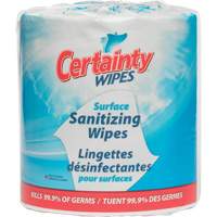 Lingettes d&eacute;sinfectantes pour surfaces, Pochette Absolute Business Supply