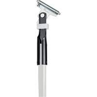 White Clipper Dust Mop Handle, Fibreglass, 1" Diameter, 60" Length Absolute Business Supply