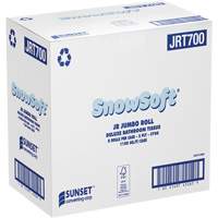 Snowsoft Deluxe Bathroom Tissue, Jumbo Roll, 2 Ply, White Absolute Business Supply