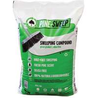 Compos&eacute; de balayage biod&eacute;gradable Pine Sweep, Sac, 44 lb (20 kg) Absolute Business Supply