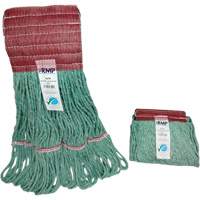Wide-Band Mop Head, Antimicrobial/Floor Finishing/Specialty, Cotton/Rayon/Synthetic, Loop Style Absolute Business Supply
