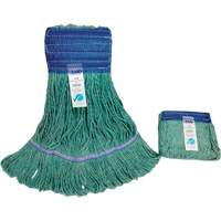 Wide-Band Mop Head, Antimicrobial/Floor Finishing/Specialty, Cotton/Rayon/Synthetic, Loop Style Absolute Business Supply