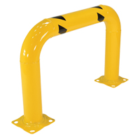 Garde-corps &agrave; profil &eacute;lev&eacute; pour machines, 3' la x 2' h, Jaune Absolute Business Supply