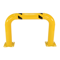 Garde-corps &agrave; profil &eacute;lev&eacute; pour machines, 3' la x 2' h, Jaune Absolute Business Supply