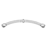 Ceiling Mounted 90° Curved Curtain Partition Track, 3' L Absolute Business Supply