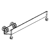 Rouleau d&eacute;port&eacute; &agrave; chevauchement des murs-rideaux Absolute Business Supply
