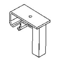 Track Bracket for Floor Support Hardware Absolute Business Supply