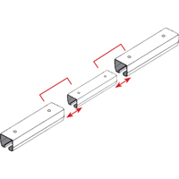 Curtain Partition Track Splicer Absolute Business Supply