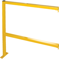 Perimeter Guards - Tubular Style, 94" W x 49-1/2" H, Yellow Absolute Business Supply
