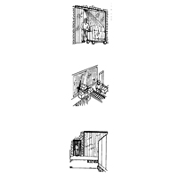 Strip Curtain Doors, 4' x 7' Door Opening, 8" Strip Width, 0.080" Strip Thickness Absolute Business Supply