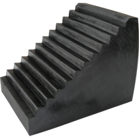 Wheel Chock, 9-1/2" x 6-1/2" x 7-1/2", Black Absolute Business Supply