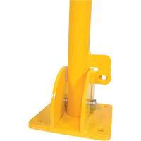Fold-Down Bollards, Steel, 42" H x 1-3/4" W, Yellow Absolute Business Supply