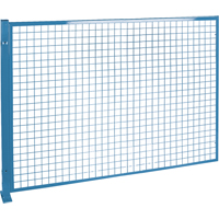 Protecteurs de p&eacute;rim&egrave;tre - Style treillis m&eacute;tallique, 4' h x 8' la, Bleu Absolute Business Supply