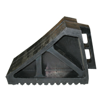 Wheel Chock, 10-5/8" x 7" x 4-1/2", Black Absolute Business Supply