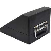 Wheel Chock, 10-5/8" x 8-5/8" x 7", Black Absolute Business Supply