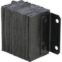 Butoir de quai lamell&eacute;, Horizontal, Caoutchouc, 12" la x 6" p x 10" h Absolute Business Supply