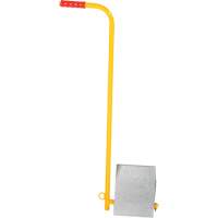 Cale de roues en aluminium avec poign&eacute;e, 7" la x 11-7/8" p x 7-11/16" h Absolute Business Supply
