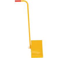 Ergo Handle Wheel Chock, Steel, Yellow, 8" W x 10-3/4" D x 9-1/8" H Absolute Business Supply