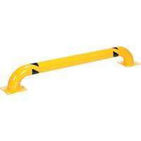 Protecteur de r&acirc;telier &agrave; profil bas, 5,3' la x 0,74' h, Jaune Absolute Business Supply