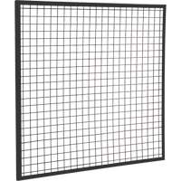 Panneau de cloison en treillis m&eacute;tallique, 4' h x 4' la Absolute Business Supply