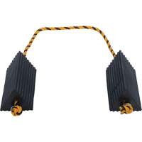 Airline Wheel Chock, 5" x 10" x 4-1/2", Black Absolute Business Supply