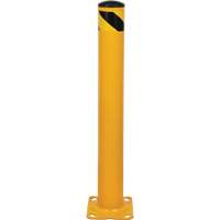 Butoir, Acier, 36" h x 4-1/2" la, Jaune Absolute Business Supply