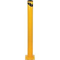 Butoir, Acier, 48" h x 4-1/2" la, Jaune Absolute Business Supply