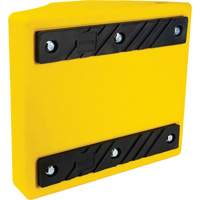 Heavy-Duty Wheel Chocks, Urethane, Yellow, 15-1/2" W x 17-7/10" D x 10" H Absolute Business Supply