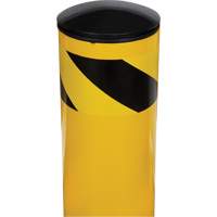 Butoir de s&eacute;curit&eacute;, Acier, 36" h x 5-1/2" la, Jaune Absolute Business Supply