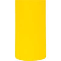 Capuchon en poly&eacute;thyl&egrave;ne pour borne de protection, 4-1/2" dia. x 64" l, Rouge/Jaune Absolute Business Supply