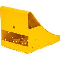 Ice Chocks, Steel, Yellow, 8-1/16" W x 10-5/8" D x 8-13/16" H Absolute Business Supply