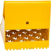 Ice Chocks, Steel, Yellow, 8-1/16" W x 10-5/8" D x 8-13/16" H Absolute Business Supply